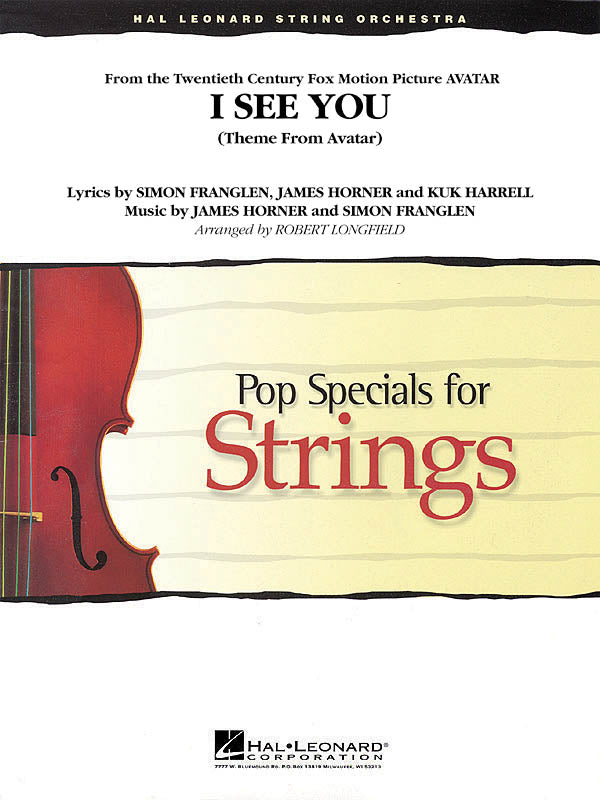 HL04626447 - I See You (Theme from Avatar): Pop Specials for Strings Default title