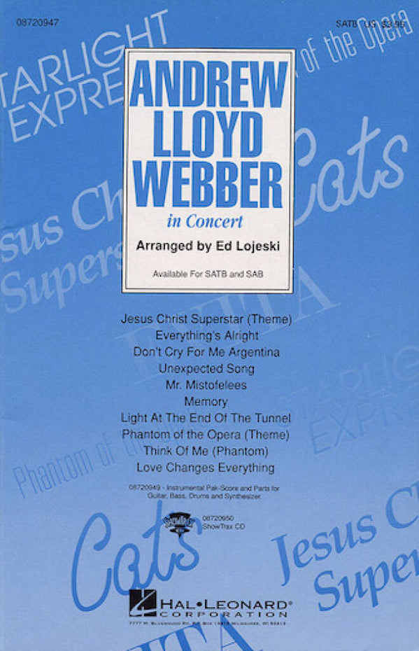 AM927840 - Andrew Lloyd Webber: In Concert (SAB) Default title