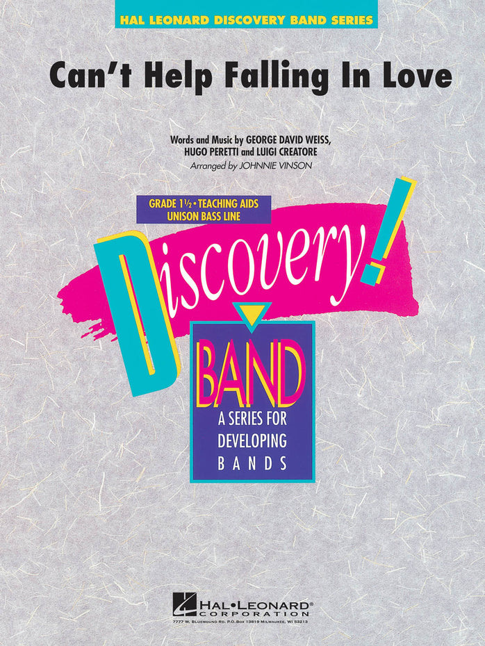HL08724908 - Can't Help Falling in Love: Discovery Concert Band Default title