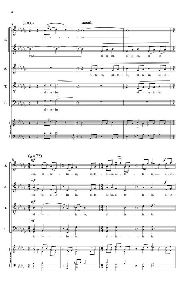 HL08754807 - Whitacre Alleluia SATB A Cappella Default title