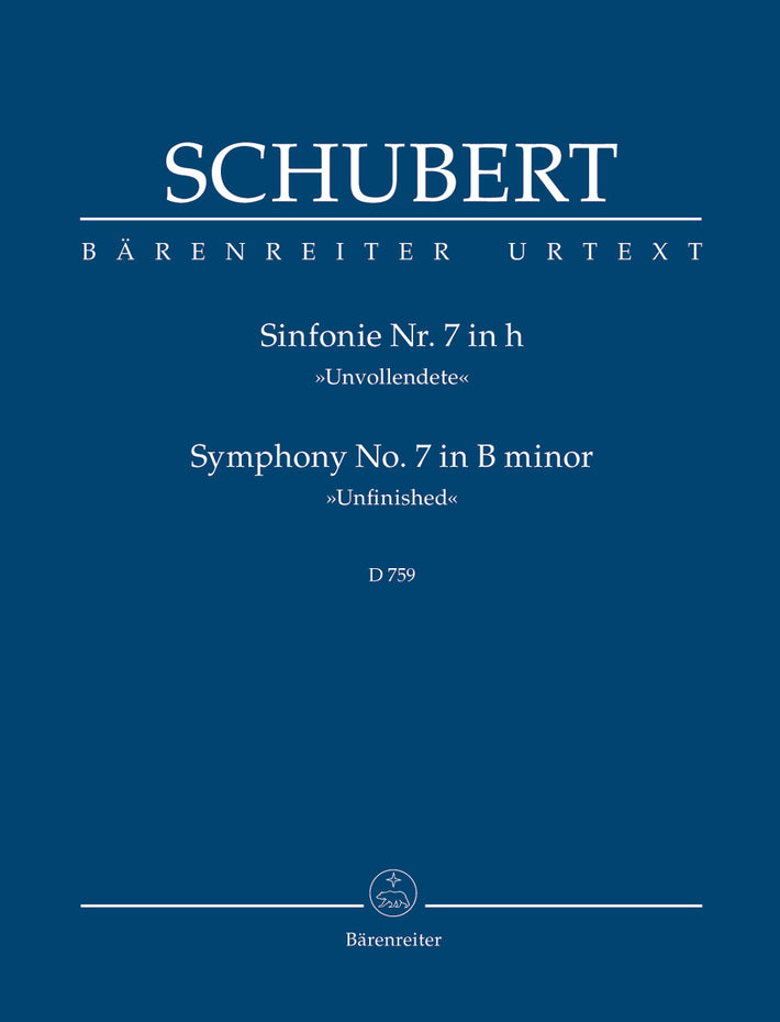 TP407 - Symphony No. 7 In B Minor (D.759) (Unfinished) Study Score Default title