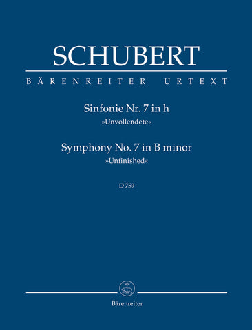 TP407 - Symphony No. 7 In B Minor (D.759) (Unfinished) Study Score Default title