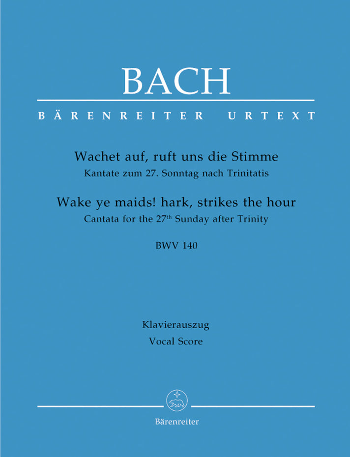 BA10140-90 - Bach Cantata 'Wachet auf, ruft uns die Stimme' BWV 140 Vocal Score Default title