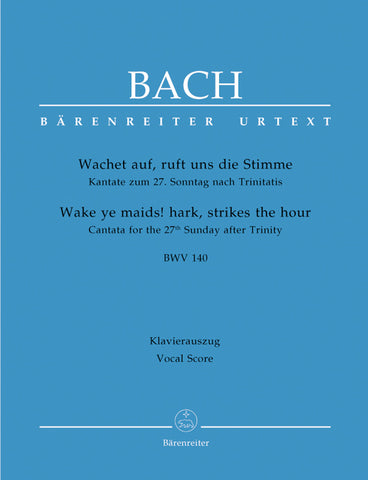 BA10140-90 - Bach Cantata 'Wachet auf, ruft uns die Stimme' BWV 140 Vocal Score Default title