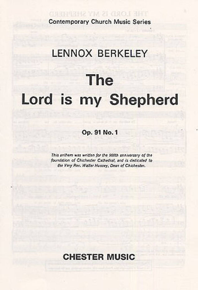 CH55057 - Lennox Berkeley: the Lord Is My Shepherd Op.91 No.1 Default title