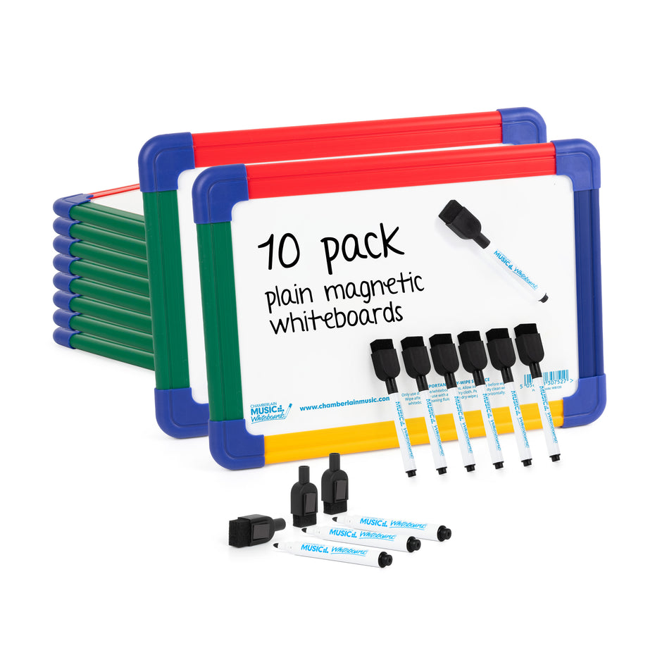 WB135-10PK - Magnetic A4 mini dry-wipe whiteboard - 10 pack Default title