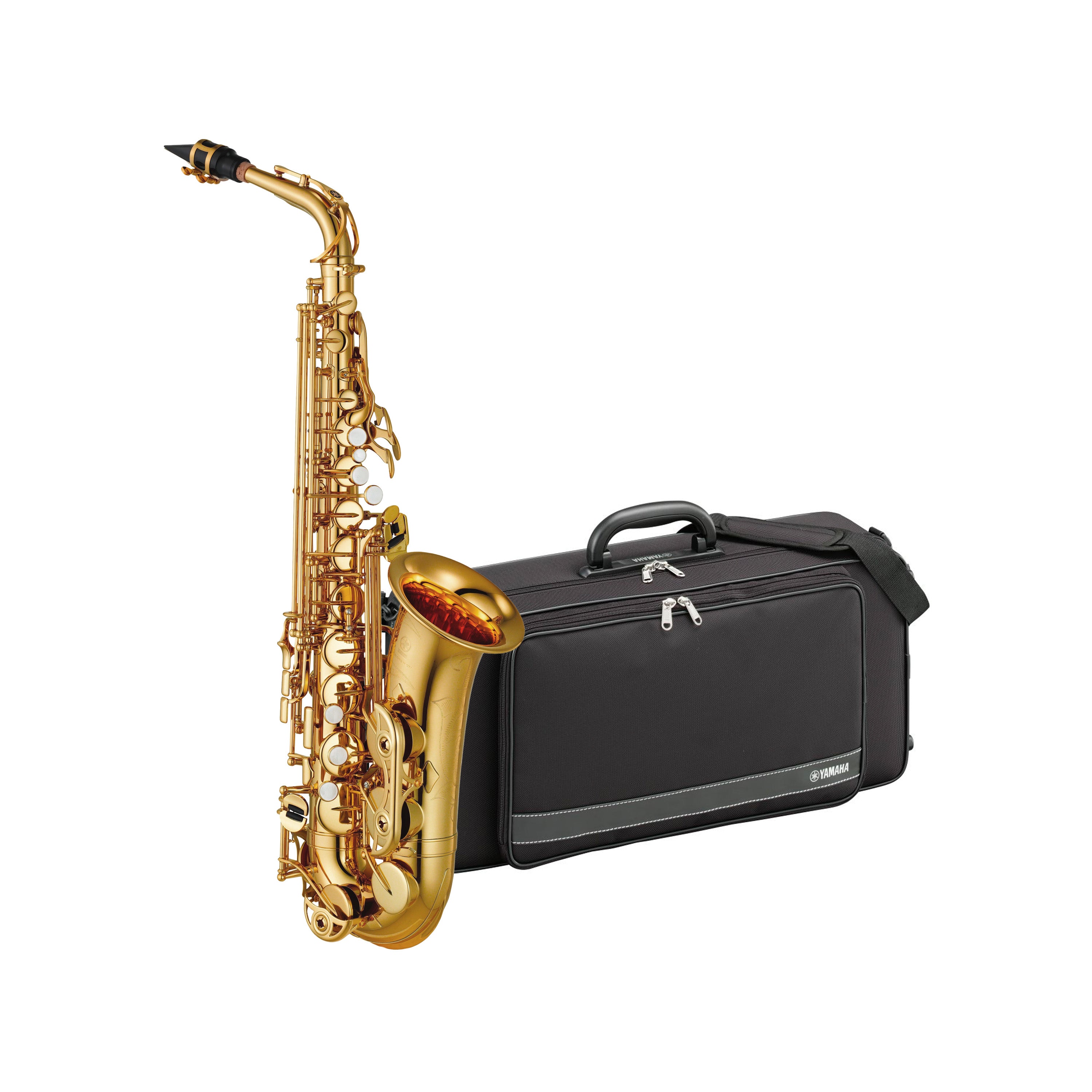 Yamaha YAS480 intermediate Eb alto saxophone outfit